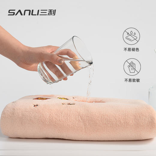 三利高档浴巾套装比纯棉毛巾柔软吸水不易掉毛面巾宿舍情侣成人洗澡 商品图3