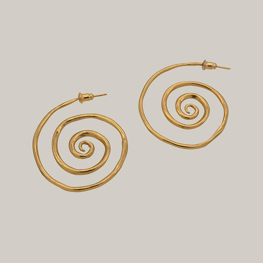 OKRA | Spiral Earrings 35mm OK1 [耳环] 商品图4