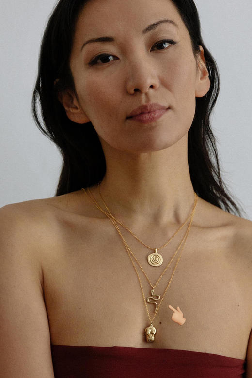 OKRA | Snake pendant G14SNAP [项链 链长55cm] 商品图0