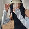 日式大码冰袖手套女夏季开车防晒袖宽松护臂骑行防紫外线冰丝袖套 商品缩略图3