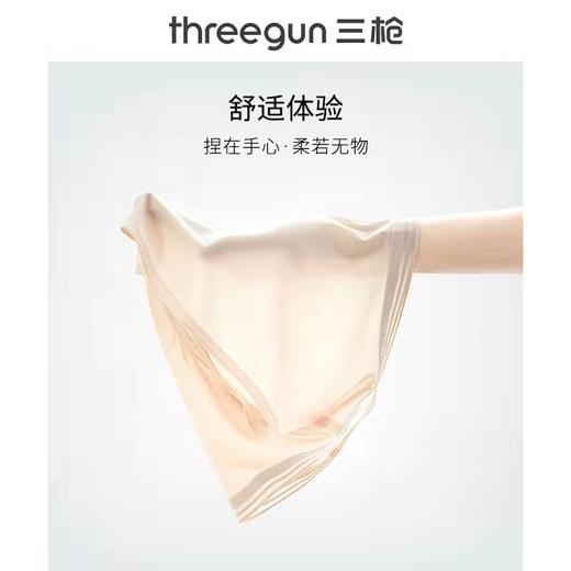 三枪冰丝高腰女三角裤 商品图0