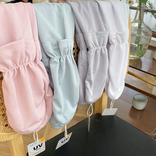 日式大码冰袖手套女夏季开车防晒袖宽松护臂骑行防紫外线冰丝袖套 商品图2