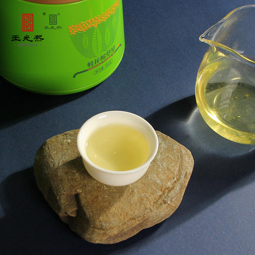 【桂花茶】王光熙桂花茶松萝茶窨制桂花特级明前王光熙桂花绿茶100g罐 商品图4