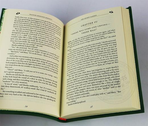 秘密花园 经典英语小说名著The Secret Garden 秘密花园 英文版 儿童文学经典名著 伯内特夫人 皮革版 现货正版进口英语书籍 商品图1