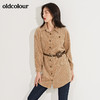 oldcolour早春新品长袖休闲复古气质中长款衬衫女GN11013621 商品缩略图0