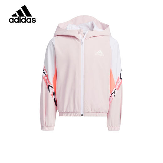 小阿迪小童梭织外套2022春新款洋气时髦薄运动夹克HD9987 商品图0