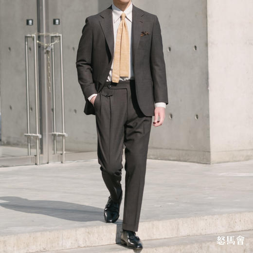 Reda Active 澳洲美丽诺羊毛卡其色意式工艺衬衫 商品图6