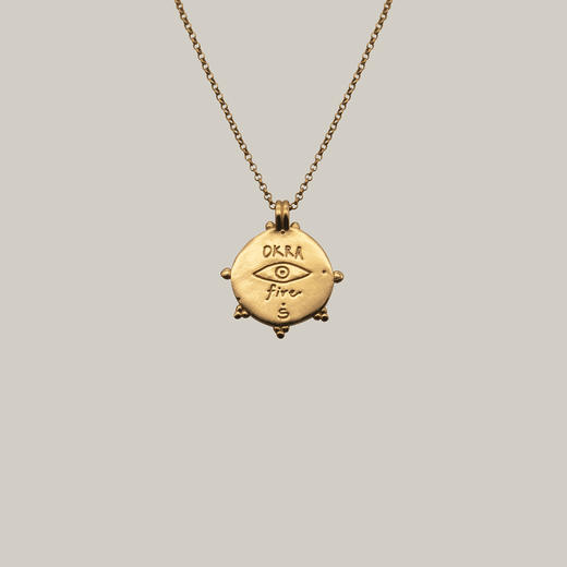 OKRA | Fire pendant 火 G2FP [项链 链长55cm] 商品图3