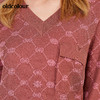 oldcolour春季新款简约V领气质休闲百搭毛针织衫女N11052107 商品缩略图3