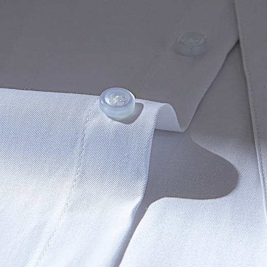 【专柜定制刺绣款】罗蒙春夏女装长袖衬衫女士正装商务通勤百搭纯色棉质衬衣 商品图10