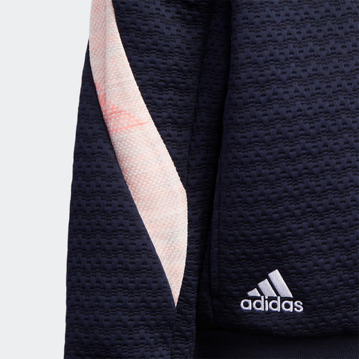 小阿迪女大童双面穿外套春秋新款纹理感针织运动夹克HL8557 商品图1