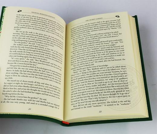 秘密花园 经典英语小说名著The Secret Garden 秘密花园 英文版 儿童文学经典名著 伯内特夫人 皮革版 现货正版进口英语书籍 商品图2