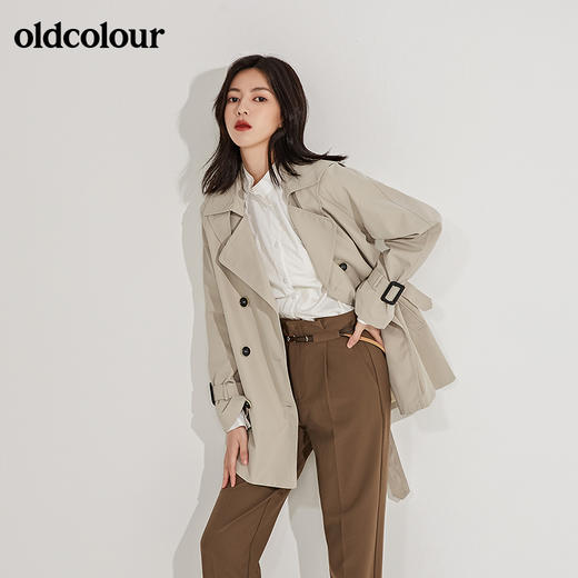 oldcolour2021春季新品风衣外套女GN11047619 商品图3