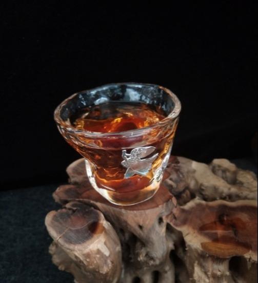 华艺银坊 玉兰花开：主人杯 水晶无铅玻璃杯 加纯银990 商品图2