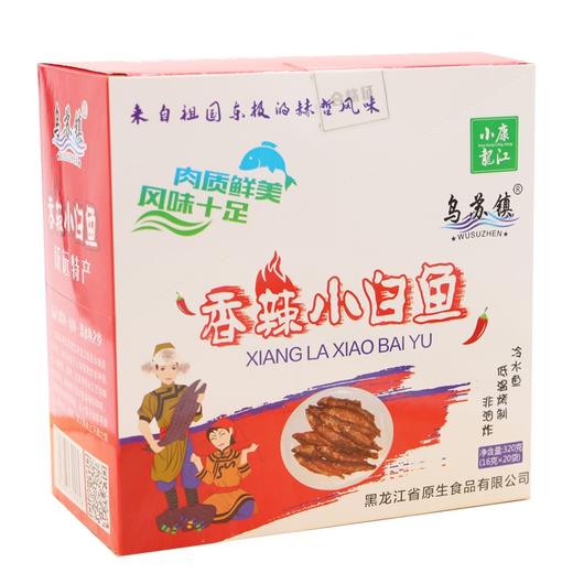 乌苏镇香辣小白鱼320g盒装休闲零食鱼肉脯小鱼干 商品图4
