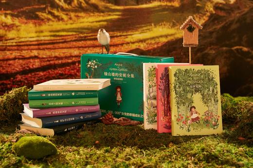 《绿山墙的安妮全集》（精美插图版），全8册+清秀佳人笔记本，软精装，加拿大 露西·莫德·蒙哥马利著，马爱农等译，北京燕山出版社2021年版，定价520，售价199元。 商品图0