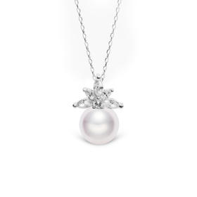 美裕 【暖阳】银925淡水珍珠坠链9-10mm白 104984