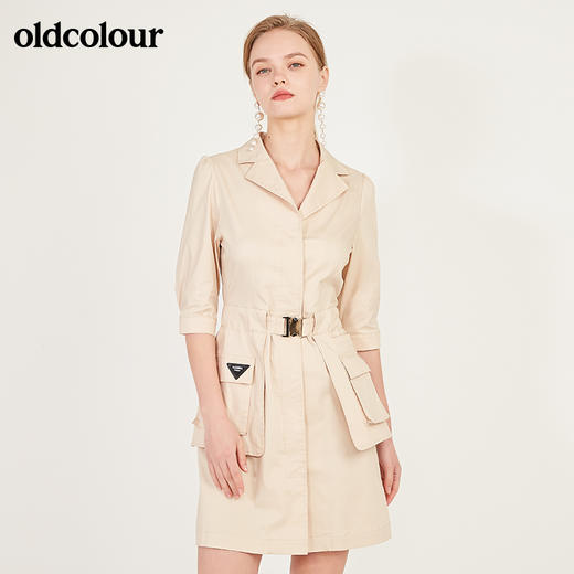 oldcolour2021春季中袖连衣裙N13102326 商品图2