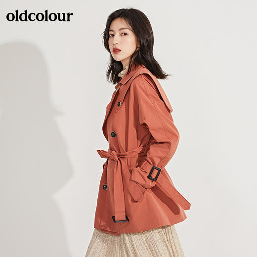 oldcolour2021春季新品风衣外套女GN11047619 商品图2