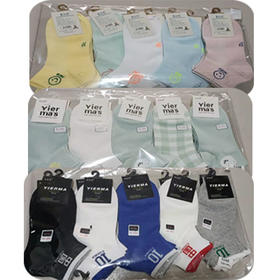 【10元4双】程小熊儿童散运动袜/亿尔马女士休闲袜/男士运动袜