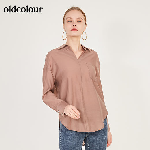 oldcolour2021春季长袖套头衫女N11013148 商品图3