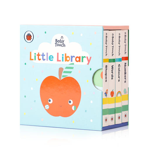 Baby Touch: Little Library 小图书馆 4本盒装 Ladybird出版 进口英文原版绘本 低幼儿童英语启蒙认知绘本亲子共读纸板书触摸书 商品图0