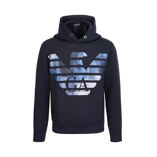 【超惠秒】Emporio Armani 阿玛尼 男士字母/飞鹰logo男士连帽长袖卫衣外套 98759 商品图5