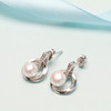 美裕 【镜中水月】银925淡水珍珠耳钉7-8mm白101781 商品缩略图3