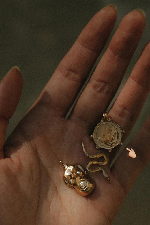 OKRA | Earth pendant 土 G1EP [项链 链长55cm] 商品图1