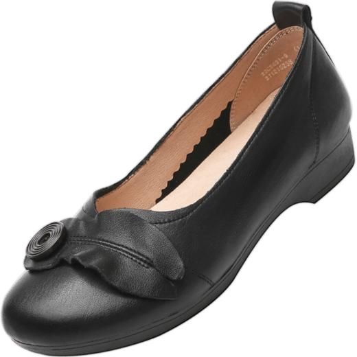 信诺真皮舒适女鞋拇指外翻春季超软单鞋牛筋底软底妈妈鞋22C5601-9 商品图4