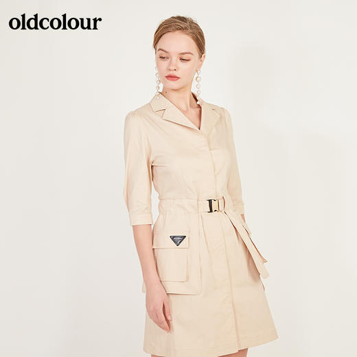 oldcolour2021春季中袖连衣裙N13102326 商品图3