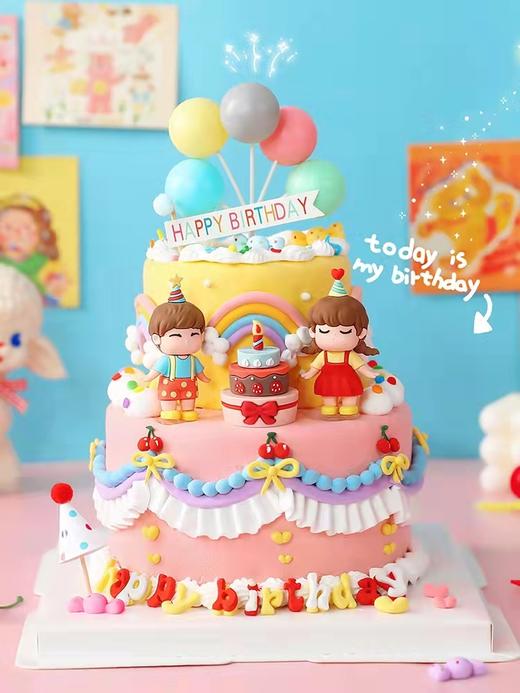 【缤纷乐园】叮当CAKE爆款生日蛋糕-鲜果奶油蛋糕 商品图0