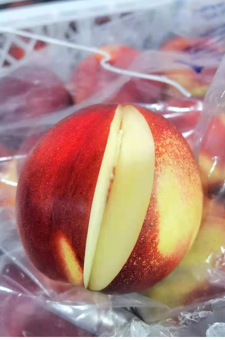 澳洲【exceed超越】白油桃5斤,白心油桃桃子香味浓郁,果肉软糯香甜,超