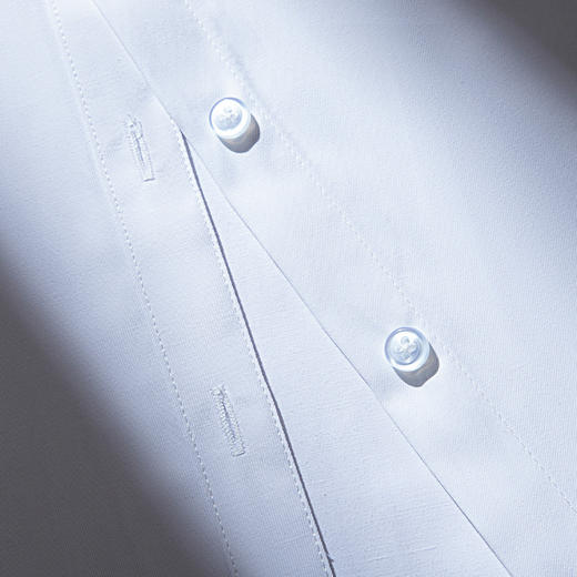 【专柜定制刺绣款】罗蒙春夏女装长袖衬衫女士正装商务通勤百搭纯色棉质衬衣 商品图9