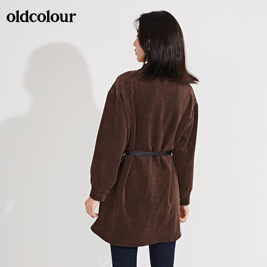 oldcolour早春新品长袖休闲复古气质中长款衬衫女GN11013621 商品图2