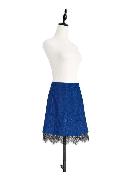 TYNVIE 蕾丝裙摆A型短裙-地中海蓝 商品图2