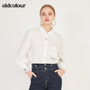 oldcolour春季新款长袖大口袋休闲帅气OL气质衬衫女N11013108 商品缩略图2