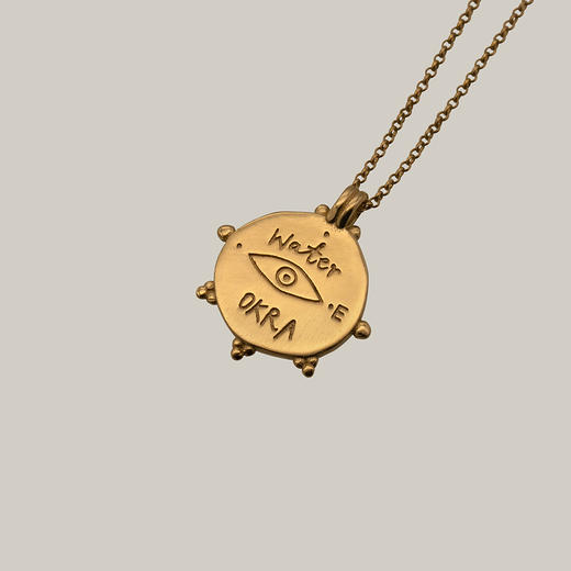 OKRA | Water pendant 水 G3WP [项链 链长55cm] 商品图1