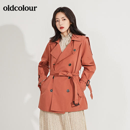 oldcolour2021春季新品风衣外套女GN11047619 商品图1