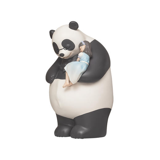 【米舍】白夜童话熊猫听月北欧风电视柜摆件 商品图1