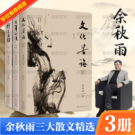 文化苦旅+千年一叹+行者无疆 余秋雨经典三本套装文学小说书籍 商品图1