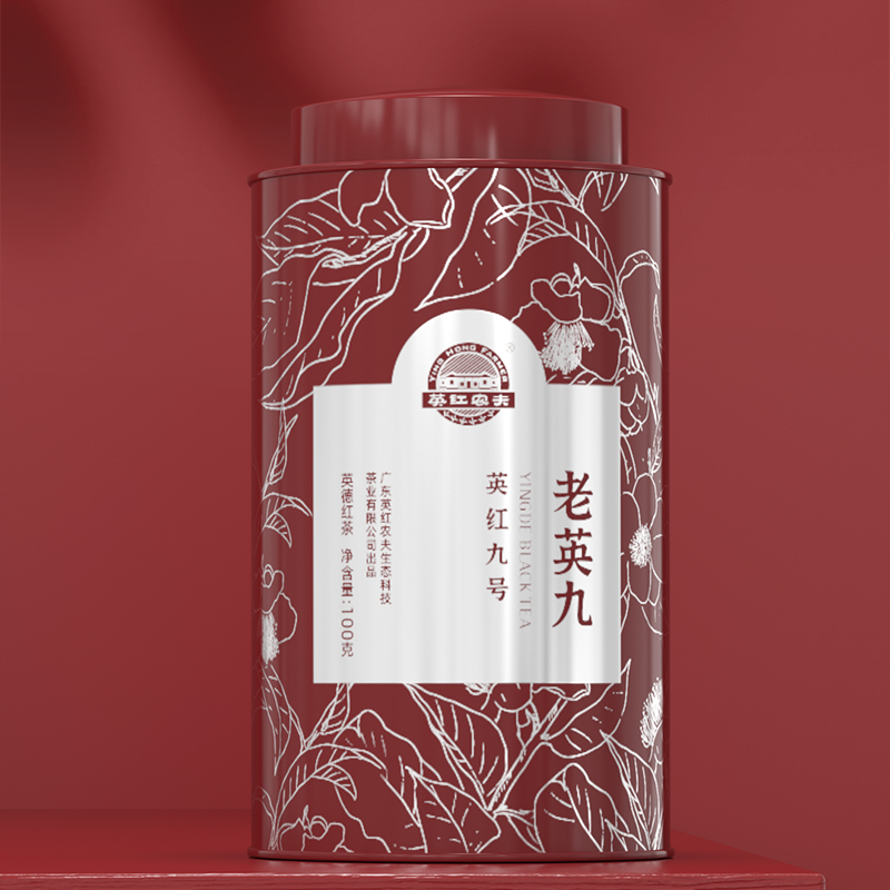 【经典口粮茶 新老包装随机发货】英红农夫 英红九号 红茶 100g/罐（京东同款）