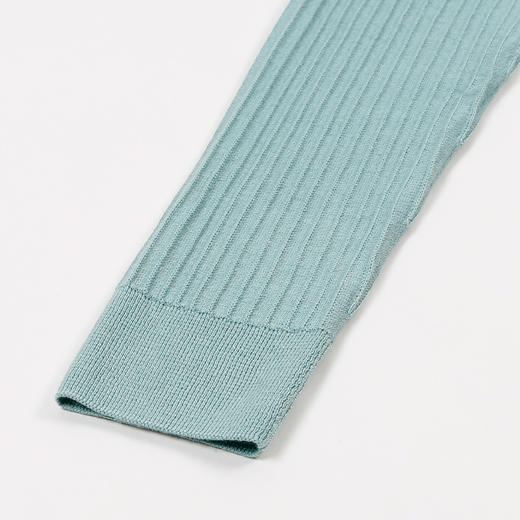 METTE22年春夏新品女士中长款针织开衫薄款修身外套桑蚕丝空调衫 商品图4