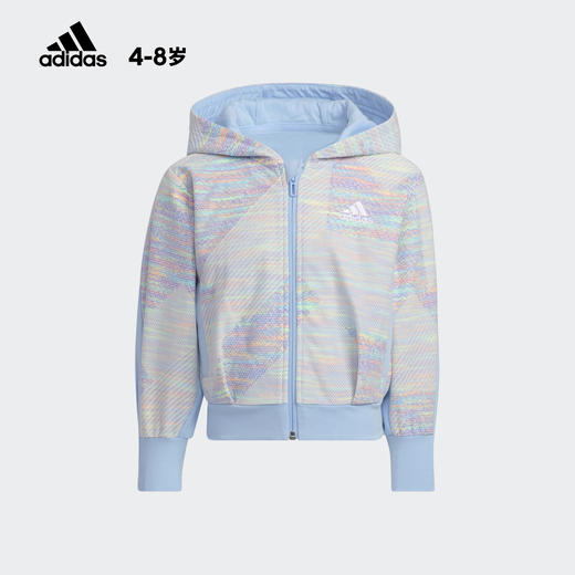 小阿迪春季新款运动健身连帽夹克外套HD9982 商品图0