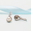 美裕 【露珠】银925银淡水珍珠耳钩6-7mm白105000 商品缩略图3