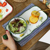 日式手柄陶瓷碗早餐碗盘家用创意草莓沙拉碗一人食餐具碗碟套装 商品缩略图4