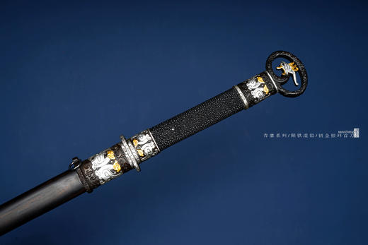 【特惠】三希堂  青骓系列  陨铁饕餮龙环首  未开刃 商品图5