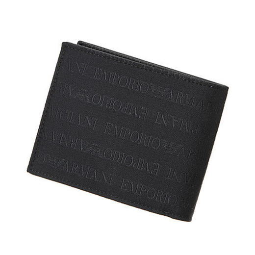 ARMANI 阿玛尼 票夹 黑色 YEM122 YCF04 88001 商品图1