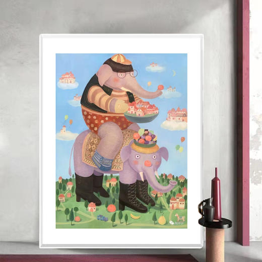 戴大山《大大的象》版画 商品图4