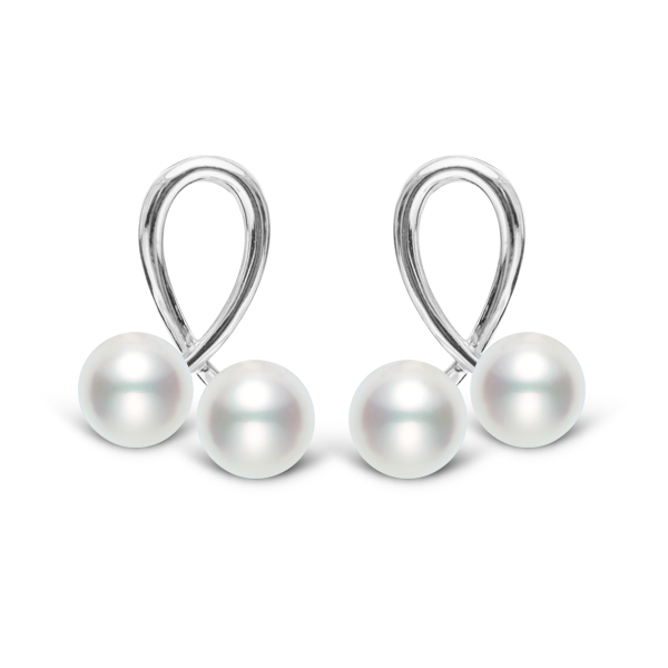 美裕 【樱桃】银925淡水珍珠耳钉4-5mm白 104993